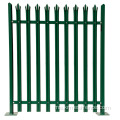 Reka bentuk keluli Galvanized Steel Kedua Tangan Palisade Fencing